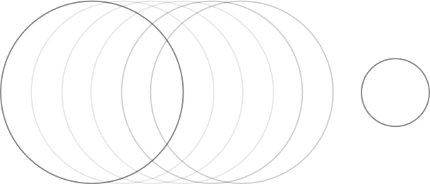 3 circle with multiple ring